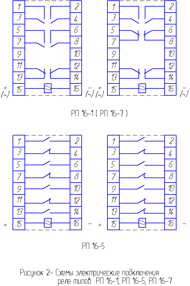 Реле рп 12 схема подключения