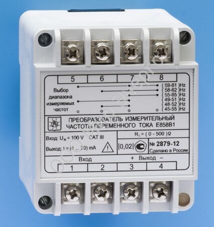 Е858С2 измерительный преобразователь частоты переменного тока